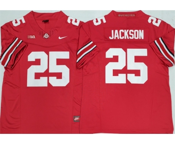 Men's Ohio State Buckeyes #25 Lamar Bo Jackson Red 2025 F.U.S.E. Limited Stitched Jersey