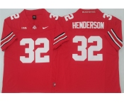 Men's Ohio State Buckeyes #32 TreVeyon Henderson Red 2025 F.U.S.E. Limited Stitched Jersey