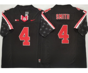 Men's Ohio State Buckeyes #4 Jeremiah Smith Black 2025 F.U.S.E. Limited Stitched Jersey