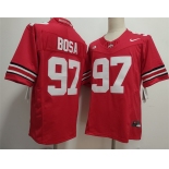 Men's Ohio State Buckeyes #97 Nick Bosa Red 2025 F.U.S.E. Limited Stitched Jersey