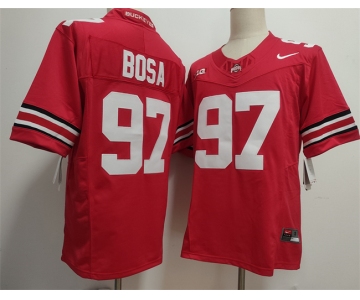 Men's Ohio State Buckeyes #97 Nick Bosa Red 2025 F.U.S.E. Limited Stitched Jersey