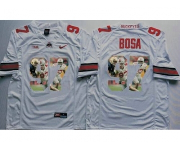Ohio State Buckeyes #97 Joey Bosa White Player Fashion Stitched NCAA Jersey