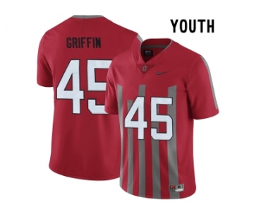 2016 Youth Ohio State Buckeyes Archie Griffin #45 College Football Alternate Elite Jersey - Scarlet
