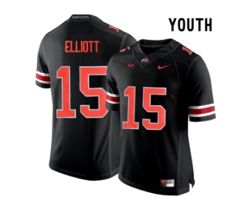 2016 Youth Ohio State Buckeyes Ezekiel Elliott #15 College Football Limited Jersey - Blackout