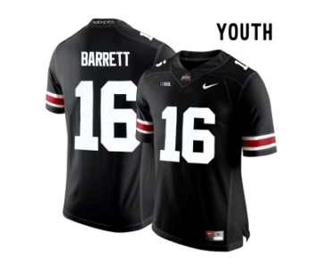 2016 Youth Ohio State Buckeyes J.T. Barrett #16 College Football Limited Jersey - Black