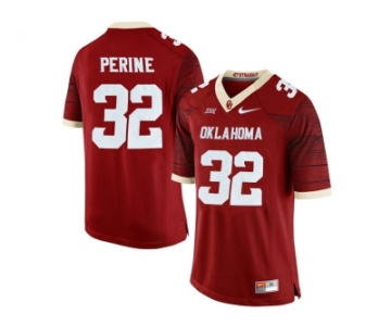 Men's Oklahoma Sooners Samaje Perine #32 College Limited Football Jersey - Crimson