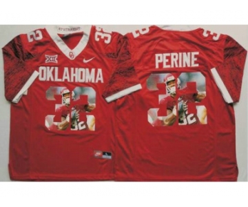 Oklahoma Sooners #32 Samaje Perine Red Player Fashion Stitched NCAA Jersey