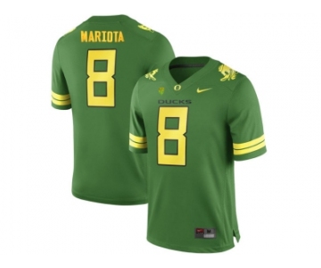 2016 Men's Oregon Duck Marcus Mariota #8 College Football Limited Jerseys - Apple Green