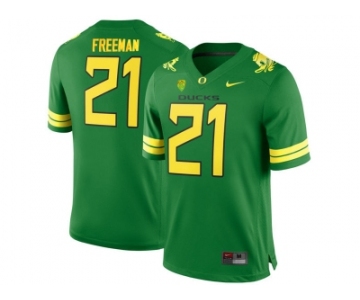 2016 Men's Oregon Duck Royce Freeman #21 College Football Limited Jerseys - Apple Green