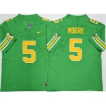 Men's Oregon Ducks #5 Dakorien Moore 2026 Green F.U.S.E. Stitched Jersey Men's Oregon Ducks #5 Dakorien Moore 2026 Green F.U.S.E. Stitched Jersey