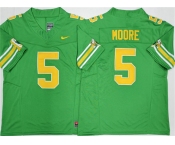 Men's Oregon Ducks #5 Dakorien Moore 2026 Green F.U.S.E. Stitched Jersey Men's Oregon Ducks #5 Dakorien Moore 2026 Green F.U.S.E. Stitched Jersey