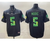Men's Oregon Ducks #5 Dakorien Moore Black F.U.S.E. Vapor Limited Stitched Football Jersey Men's Oregon Ducks #5 Dakorien Moore Black F.U.S.E. Vapor Limited Stitched Football Jersey