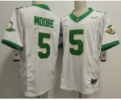 Men's Oregon Ducks #5 Dakorien Moore White FUSE College Football Jersey Men's Oregon Ducks #5 Dakorien Moore White FUSE College Football Jersey