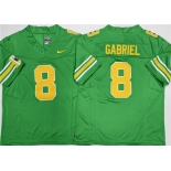 Men's Oregon Ducks #8 Dillon Gabriel 2026 Green F.U.S.E. Stitched Jersey Men's Oregon Ducks #8 Dillon Gabriel 2026 Green F.U.S.E. Stitched Jersey