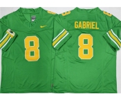 Men's Oregon Ducks #8 Dillon Gabriel 2026 Green F.U.S.E. Stitched Jersey Men's Oregon Ducks #8 Dillon Gabriel 2026 Green F.U.S.E. Stitched Jersey