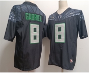 Men's Oregon Ducks #8 Dillon Gabriel Black 2024 F.U.S.E. Stitched Jersey