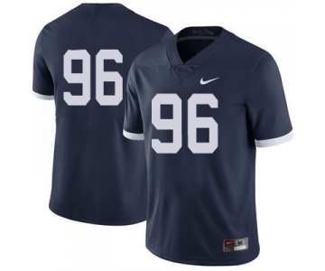 Men Penn State Nittany Lions #96 Navy Jersey
