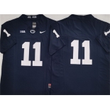 Men's Penn State Nittany Lions #11 Abdul Carter Navy 2024 F.U.S.E. No Name Stitched Jersey Men's Penn State Nittany Lions #11 Abdul Carter Navy 2024 F.U.S.E. No Name Stitched Jersey