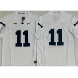 Men's Penn State Nittany Lions #11 Abdul Carter White 2024 F.U.S.E. No Name Stitched Jersey Men's Penn State Nittany Lions #11 Abdul Carter White 2024 F.U.S.E. No Name Stitched Jersey