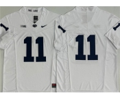 Men's Penn State Nittany Lions #11 Abdul Carter White 2024 F.U.S.E. No Name Stitched Jersey Men's Penn State Nittany Lions #11 Abdul Carter White 2024 F.U.S.E. No Name Stitched Jersey