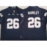 Men's Penn State Nittany Lions #26 Saquon Barkley Navy 2024 F.U.S.E. Stitched Jersey Men's Penn State Nittany Lions #26 Saquon Barkley Navy 2024 F.U.S.E. Stitched Jersey