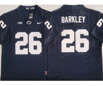 Men's Penn State Nittany Lions #26 Saquon Barkley Navy 2024 F.U.S.E. Stitched Jersey