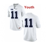 Penn State Nittany Lions #11 Micah Parsons White jersey Without name