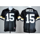 Men's Purdue Boilermakers #15 Drew Brees Black Jersey Men's Purdue Boilermakers #15 Drew Brees Black Jersey