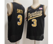 Men's Purdue Boilermakers #3 Braden Smith Black 2026 Vapor Limited Stitched Football Jersey Men's Purdue Boilermakers #3 Braden Smith Black 2026 Vapor Limited Stitched Football Jersey