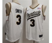 Men's Purdue Boilermakers #3 Braden Smith White 2026 Vapor Limited Stitched Football Jersey Men's Purdue Boilermakers #3 Braden Smith White 2026 Vapor Limited Stitched Football Jersey