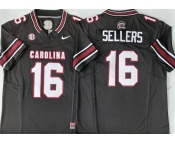 Men's South Carolina Fighting Gamecocks #16 LaNorris Sellers Black 2026 F.U.S.E. Stitched Jersey Men's South Carolina Fighting Gamecocks #16 LaNorris Sellers Black 2026 F.U.S.E. Stitched Jersey