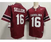 Men's South Carolina Fighting Gamecocks #16 LaNorris Sellers Garnet 2026 F.U.S.E. Stitched Jersey Men's South Carolina Fighting Gamecocks #16 LaNorris Sellers Garnet 2026 F.U.S.E. Stitched Jersey