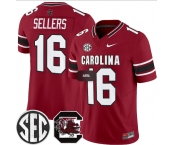 Men's South Carolina Fighting Gamecocks #16 LaNorris Sellers Garnet 2026 F.U.S.E. Stitched Nike Jersey Men's South Carolina Fighting Gamecocks #16 LaNorris Sellers Garnet 2026 F.U.S.E. Stitched Nike Jersey