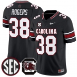 Men's South Carolina Fighting Gamecocks #38 George Rogers Black 2026 F.U.S.E. Stitched Nike Jersey
