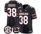 Men's South Carolina Fighting Gamecocks #38 George Rogers Black 2026 F.U.S.E. Stitched Nike Jersey Men's South Carolina Fighting Gamecocks #38 George Rogers Black 2026 F.U.S.E. Stitched Nike Jersey