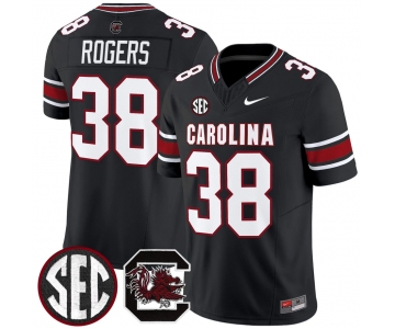 Men's South Carolina Fighting Gamecocks #38 George Rogers Black 2026 F.U.S.E. Stitched Nike Jersey
