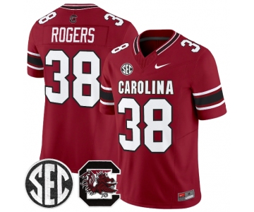 Men's South Carolina Fighting Gamecocks #38 George Rogers Garnet 2026 F.U.S.E. Stitched Nike Jersey