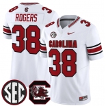 Men's South Carolina Fighting Gamecocks #38 George Rogers White 2026 F.U.S.E. Stitched Nike Jersey