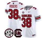Men's South Carolina Fighting Gamecocks #38 George Rogers White 2026 F.U.S.E. Stitched Nike Jersey Men's South Carolina Fighting Gamecocks #38 George Rogers White 2026 F.U.S.E. Stitched Nike Jersey