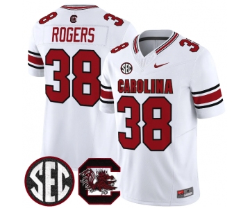 Men's South Carolina Fighting Gamecocks #38 George Rogers White 2026 F.U.S.E. Stitched Nike Jersey