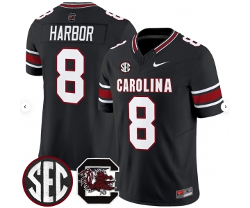 Men's South Carolina Fighting Gamecocks #8 Nyck Harbor Black 2026 F.U.S.E. Stitched Nike Jersey