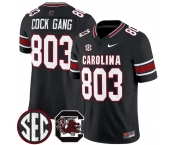 Men's South Carolina Fighting Gamecocks #803 Cock Gang Black 2026 F.U.S.E. Stitched Nike Jersey Men's South Carolina Fighting Gamecocks #803 Cock Gang Black 2026 F.U.S.E. Stitched Nike Jersey