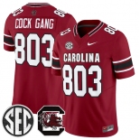 Men's South Carolina Fighting Gamecocks #803 Cock Gang Garnet 2026 F.U.S.E. Stitched Nike Jersey