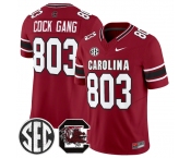 Men's South Carolina Fighting Gamecocks #803 Cock Gang Garnet 2026 F.U.S.E. Stitched Nike Jersey Men's South Carolina Fighting Gamecocks #803 Cock Gang Garnet 2026 F.U.S.E. Stitched Nike Jersey