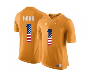 2016 US Flag Fashion 2016 Tennessee Volunteers Jalen Hurd #1 College Football Limited Jersey - Orange