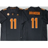 Men's Tennessee Volunteers #11 Faizon Brandon Black 2026 F.U.S.E. Stitched Jersey