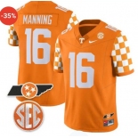Men's Tennessee Volunteers #16 Peyton Manning Orange F.U.S.E. Stitched Jersey Men's Tennessee Volunteers #16 Peyton Manning Orange F.U.S.E. Stitched Jersey