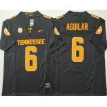 Men's Tennessee Volunteers #6 Joey Aguilar Anthracite FUSE College Football Jersey