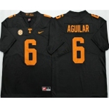 Men's Tennessee Volunteers #6 Joey Aguilar Black College Football Jersey