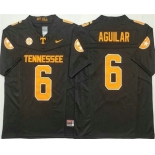Men's Tennessee Volunteers #6 Joey Aguilar Black FUSE College Football Jersey